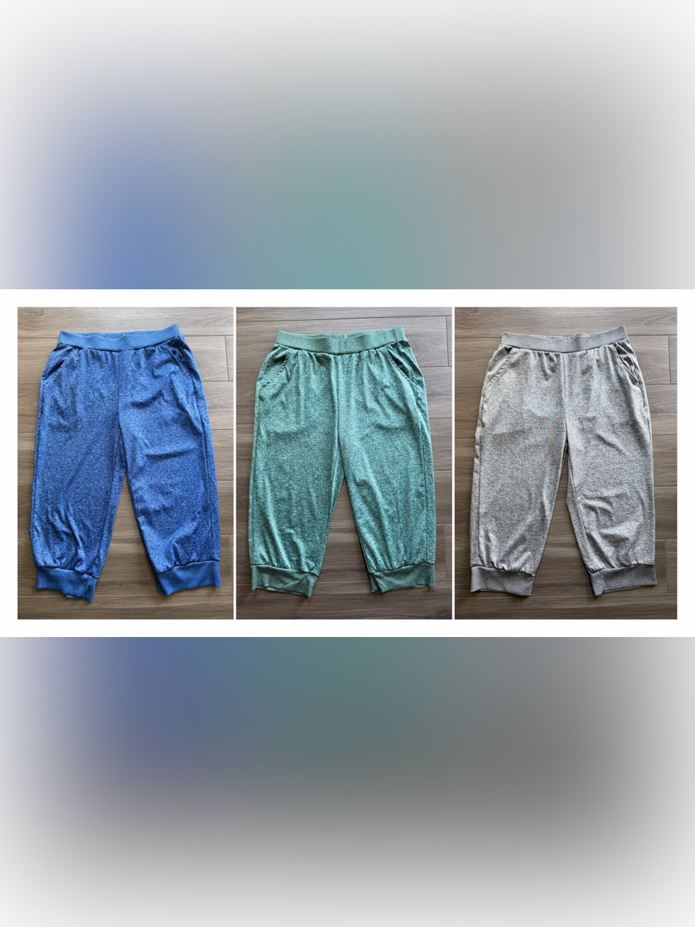 Ladies 3pk Capri Lounge Pants